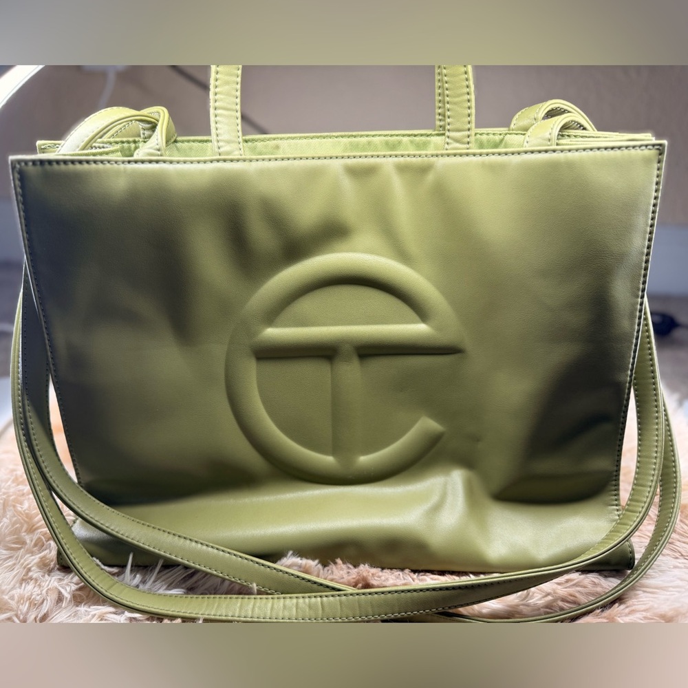 Telfar Sage Green Large Tote Bag